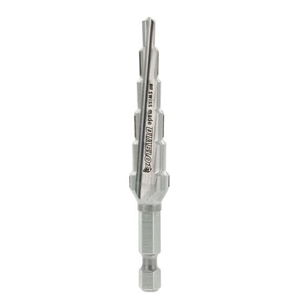 1/4" - 1/2" Impact Step Drill Bit (6 Steps)