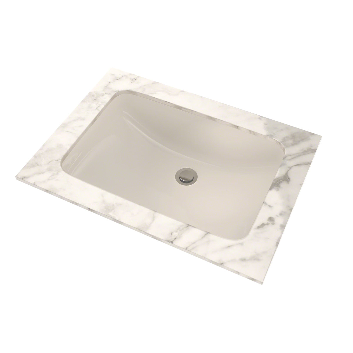 TOTO® 19" x 12-3/8" Rectangular Undermount Bathroom Sink with CEFIONTECT, Sedona Beige - LT542G#12