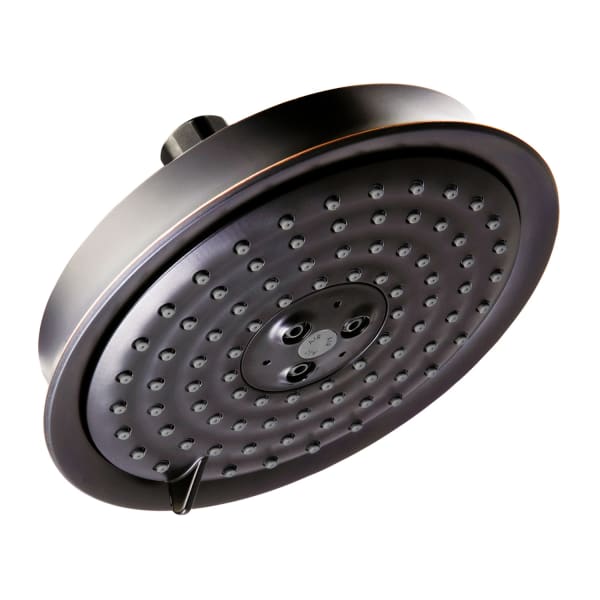 hansgrohe Raindance Classic Showerhead 150 3-Jet, 2.5 GPM in Rubbed Bronze
