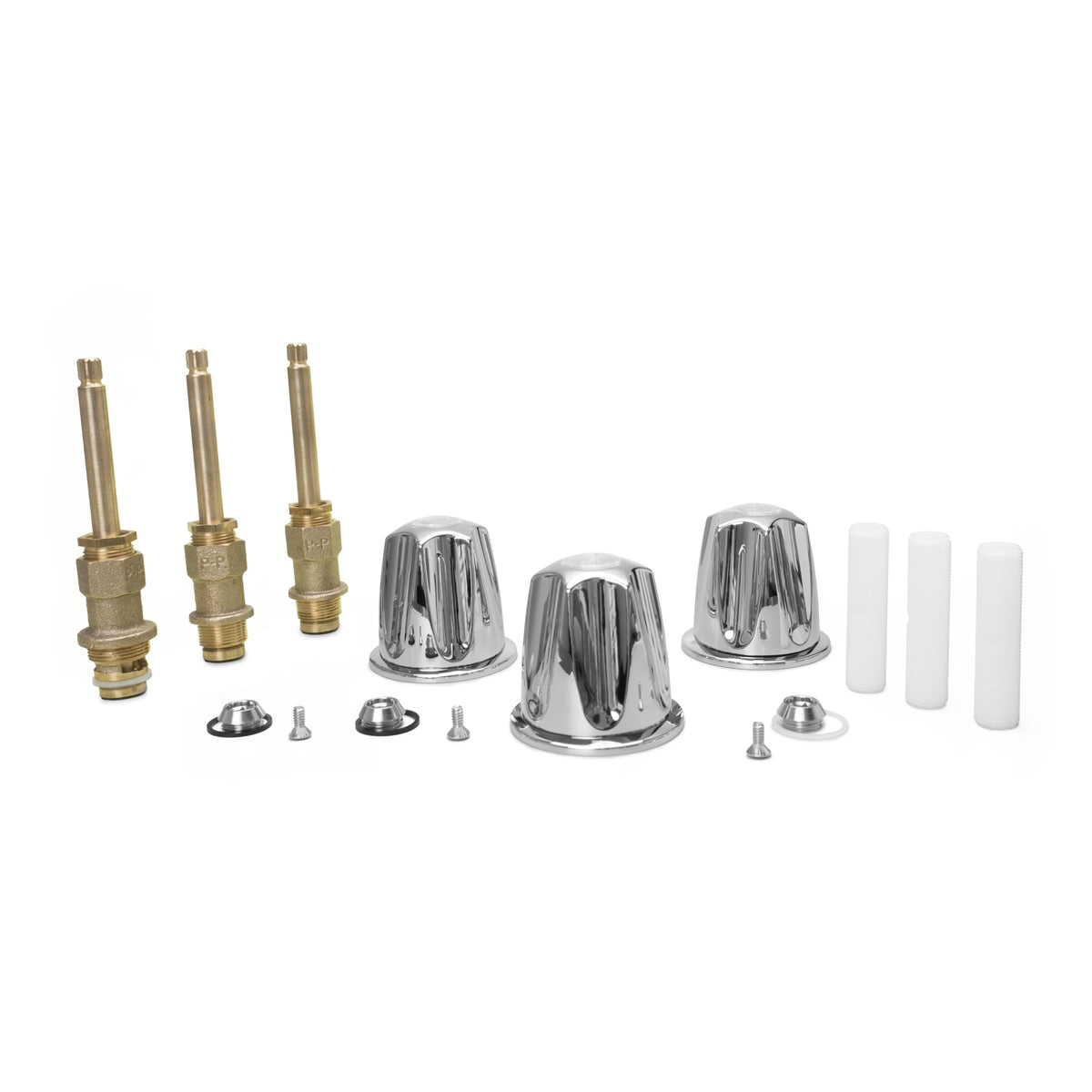 Pfister Faucets S10-230 3-Handle Rebuild Kit with Metal Knobs