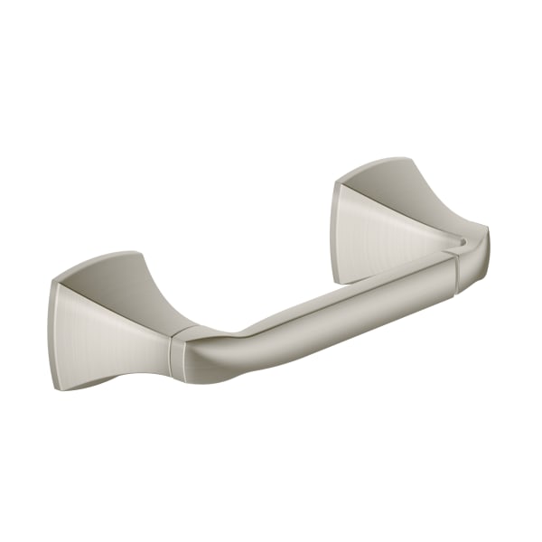 Moen Voss Pivoting Double Post Toilet Paper Holder in Brushed Nickel