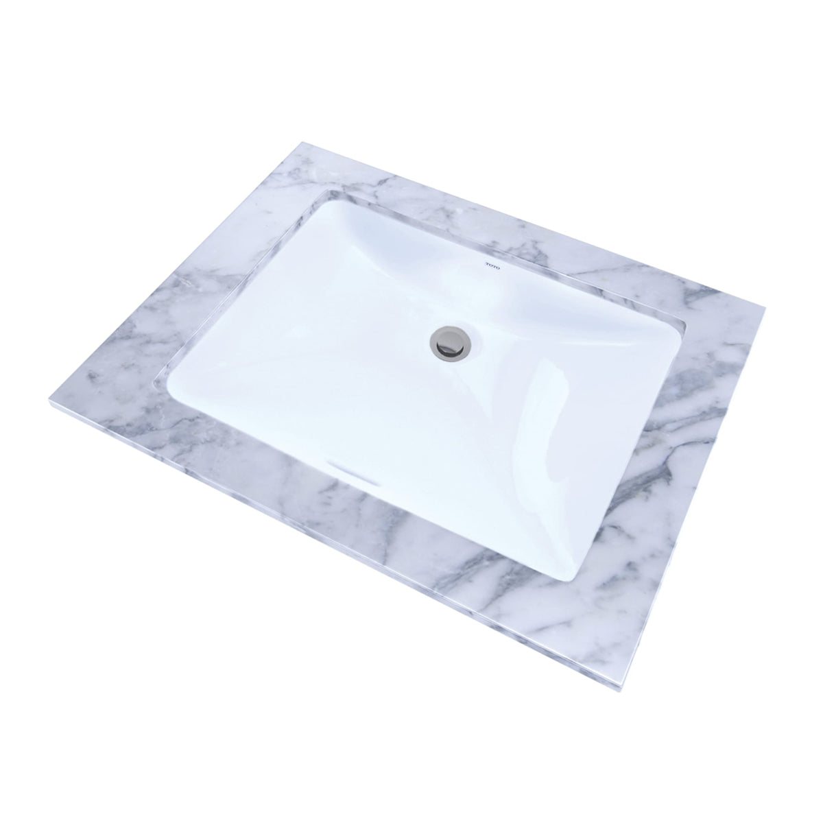 TOTO® 20" Rectangular Undermount Bathroom Sink with CEFIONTECT, Cotton White - LT1535G#01