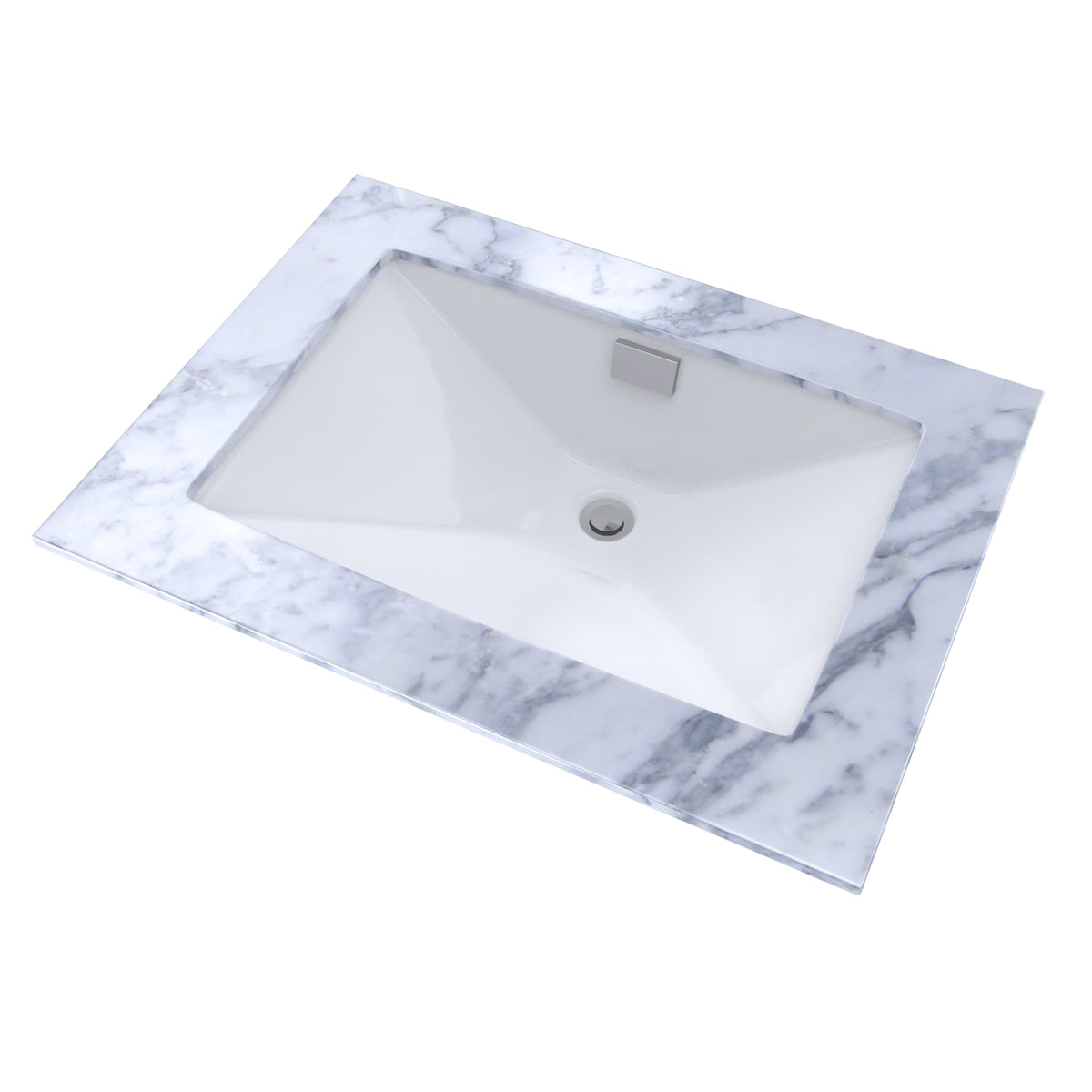 TOTO® Lloyd® Rectangular Undermount Bathroom Sink, Cotton White - LT931#01