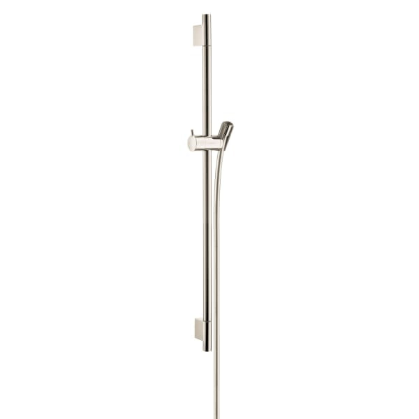 hansgrohe Unica Wallbar S, 24" in Polished Nickel