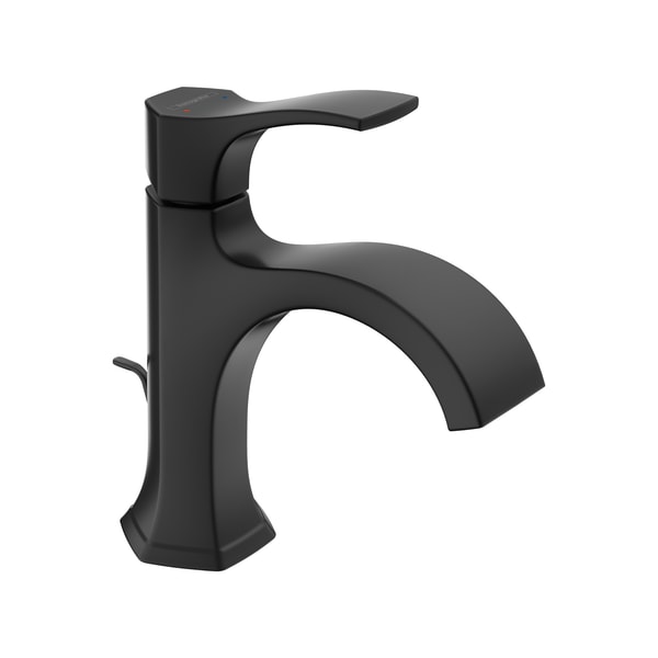 hansgrohe Locarno Single-Hole Faucet 110 with Pop-Up Drain, 1.2 GPM in Matte Black